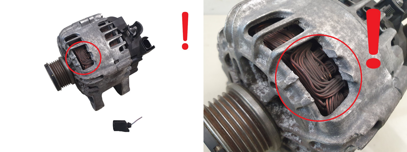 Alternator 8V21-10300-AB TG12C038 Valeo Ford 1.6 TDCI main product photo