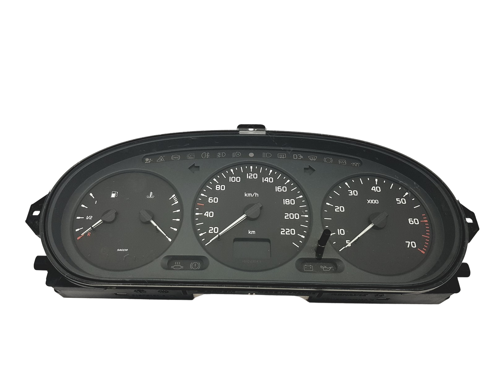 Speedometer/Instrument Cluster Megane Scenic 21578161-2 21612792-4 54360 main product photo