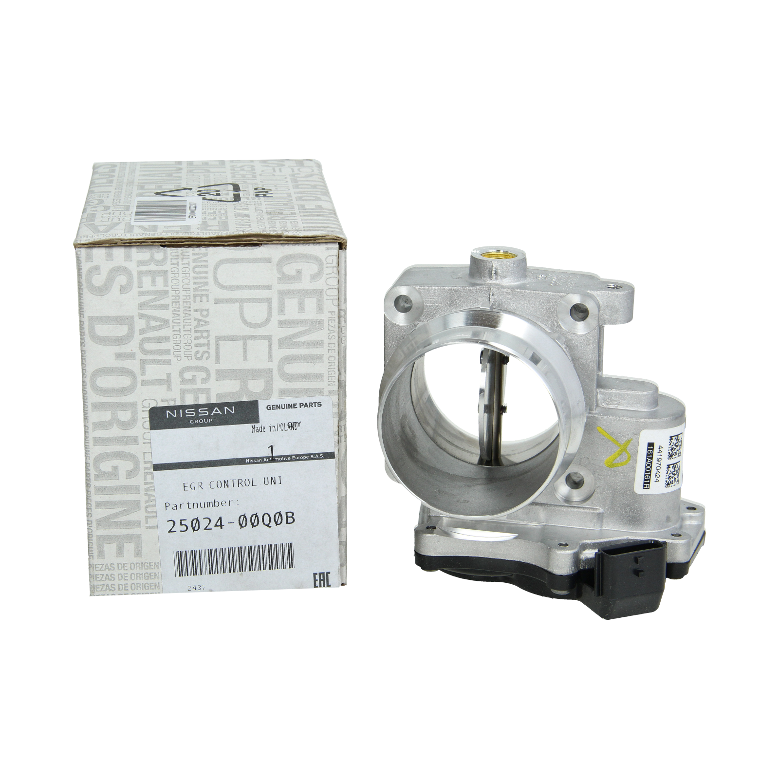 Throttle Body Valve Original Renault Nissan 2502400Q0B 161A00161R main product photo