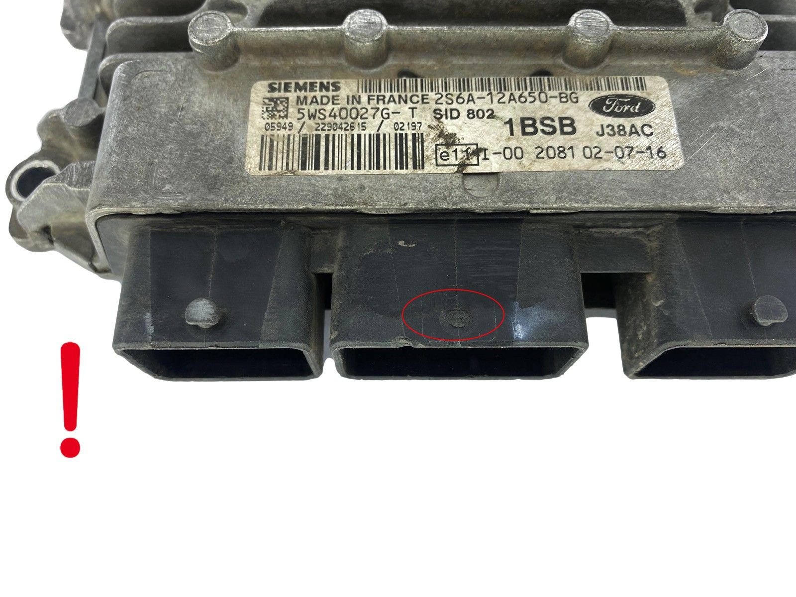 Controller 2S6A-12A650-BG 5WS40027G-T SID 802 Ford Siemens 48777 main product photo