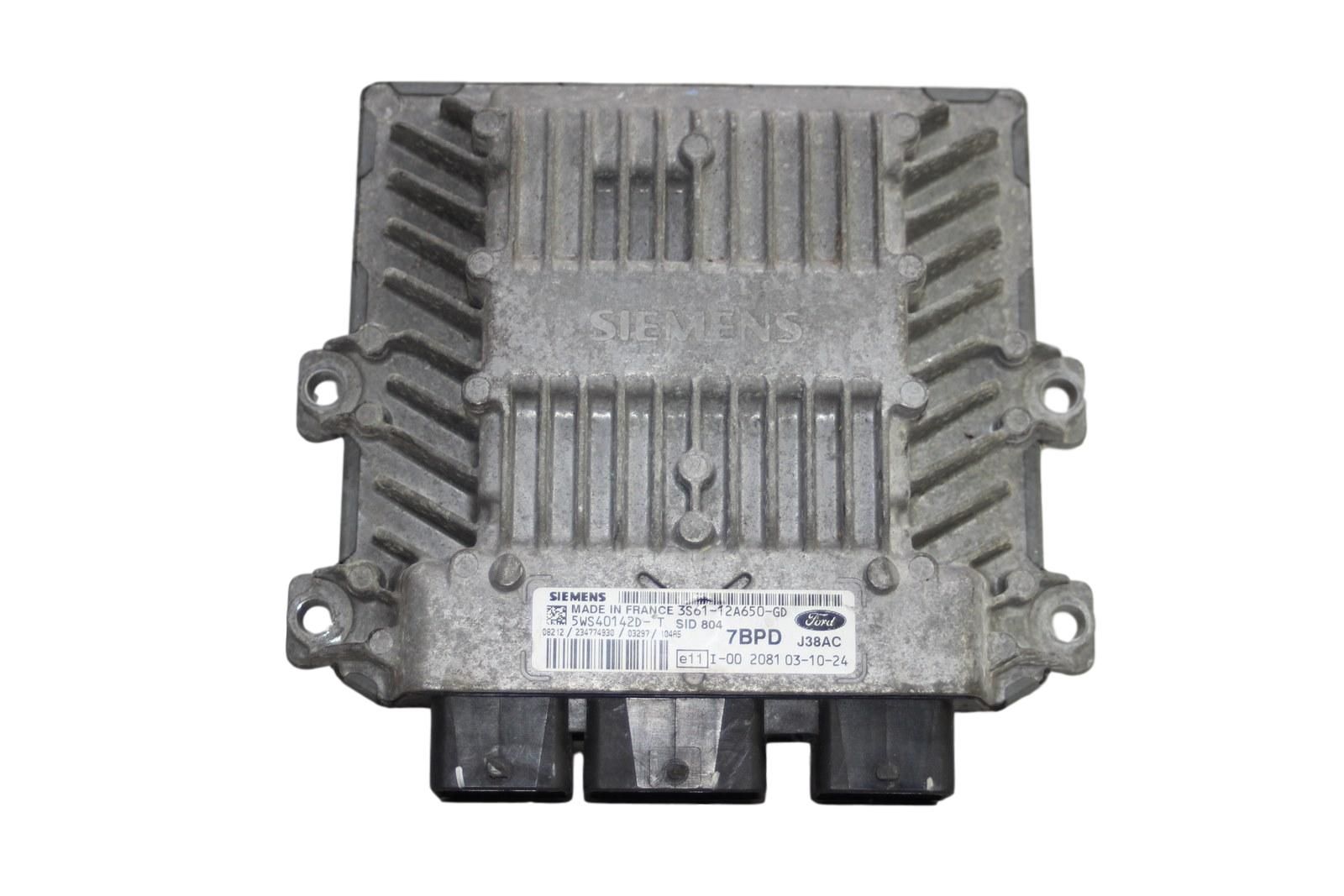 Engine Controller 3S61-12A650-GD 5WS40142D-T Ford main product photo