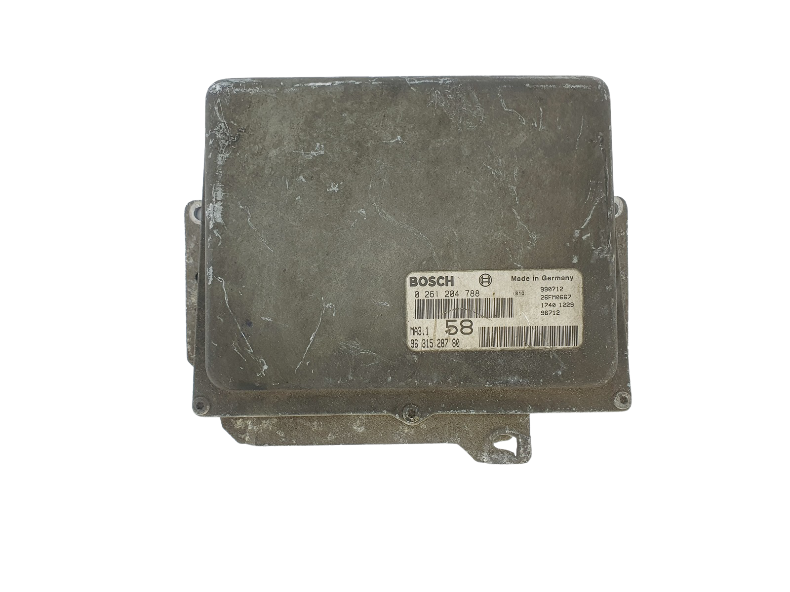 Controller 0261204788 9631528780 26FM0667 MA3.1 PSA Bosch 36719 main product photo