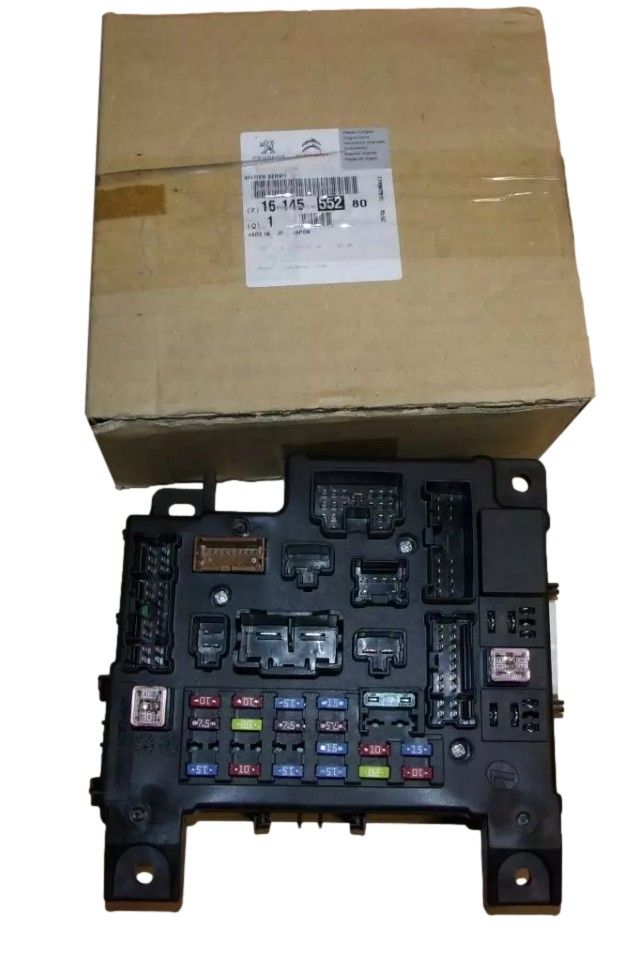 Fuse Box Original 1614555280 Citroen Peugeot main product photo