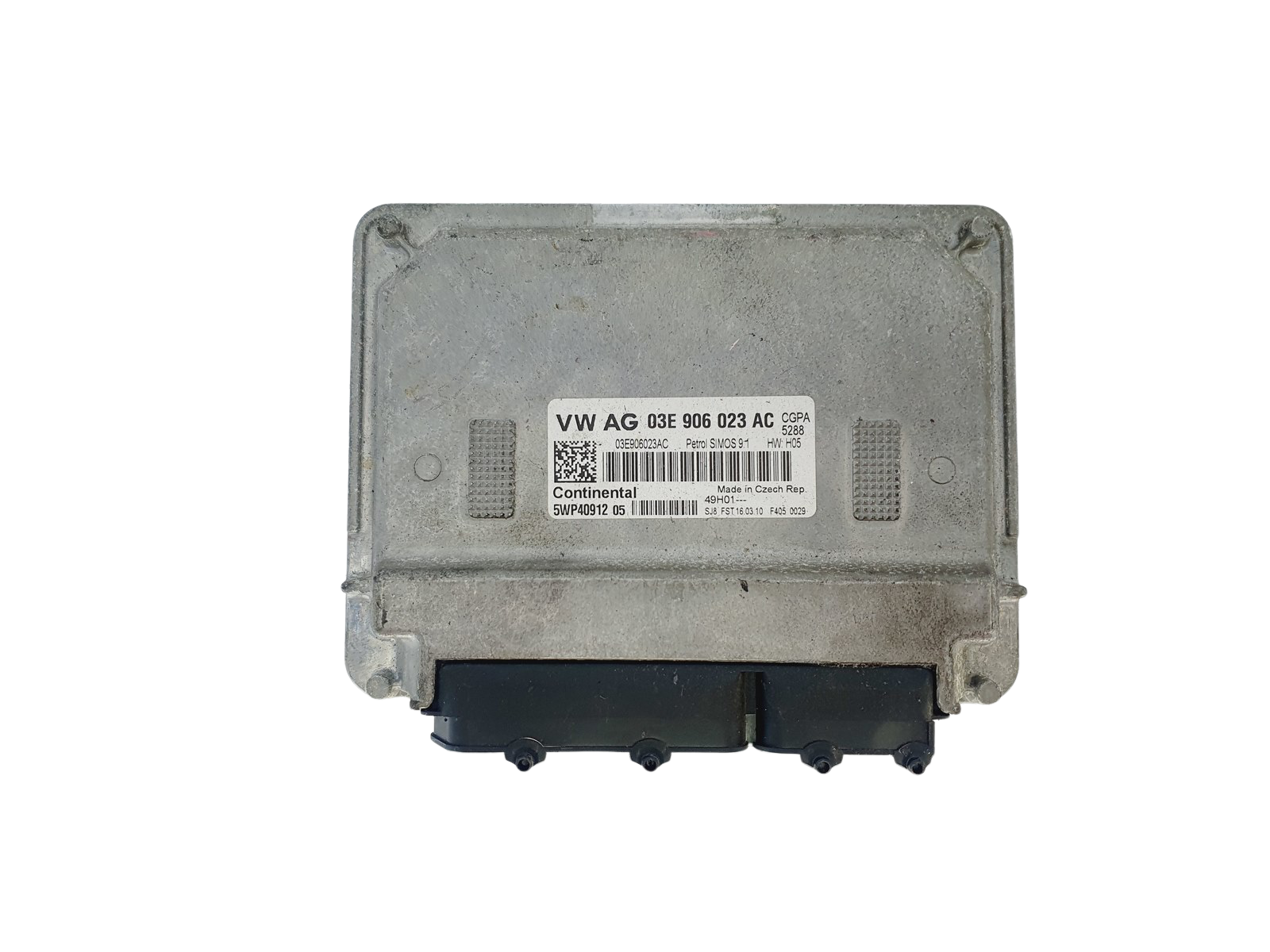 Engine Controller 03E906023AC 5WP40912 05 VW main product photo