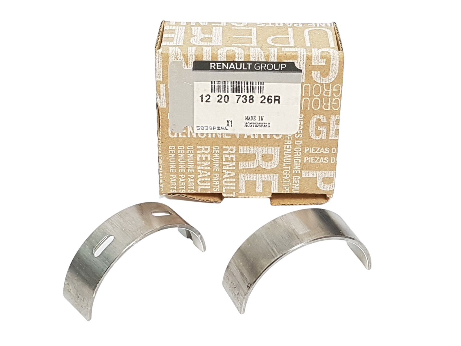 Crankshaft Bearings Original Renault 1.6 DCI 122073826R main product photo