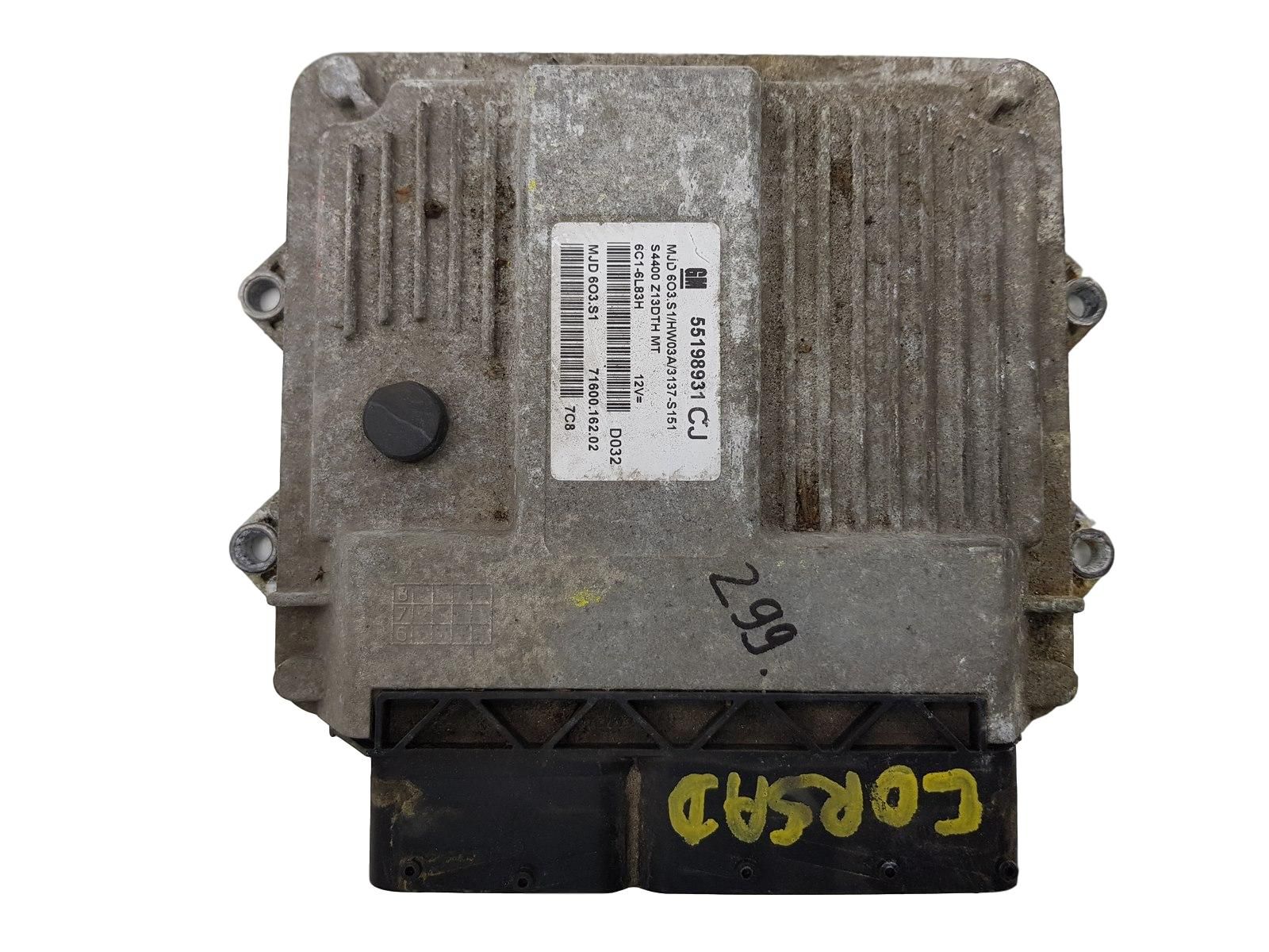 Engine Controller GM 55198931 CJ MJD 6O3.S1 Opel Magneti Marelli main product photo