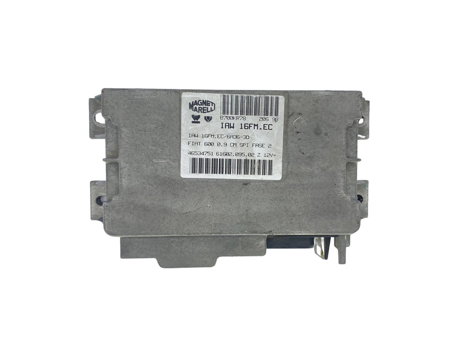 Controller Fiat 46534751 IAW16FM.EC 61602.095.02 Magneti Marell 56005 main product photo