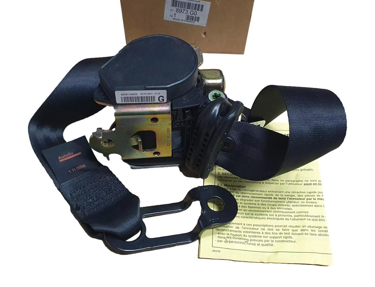 Seat Belt Left Front Original 8973G0 8973.G0 Peugeot main product photo