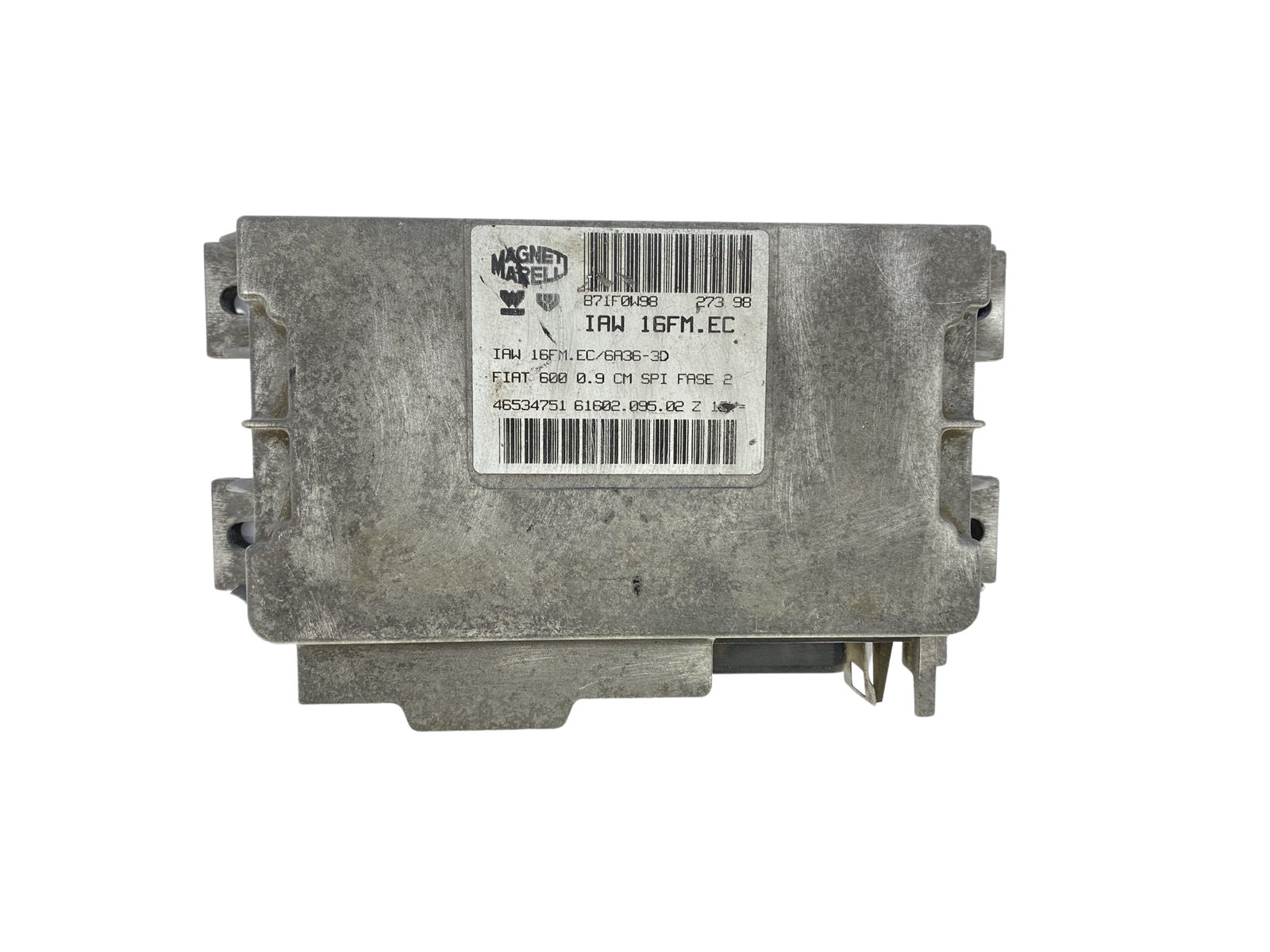 Controller Fiat 46534751 IAW16FM.EC 61602.095.02 Magneti Marell 57652 main product photo
