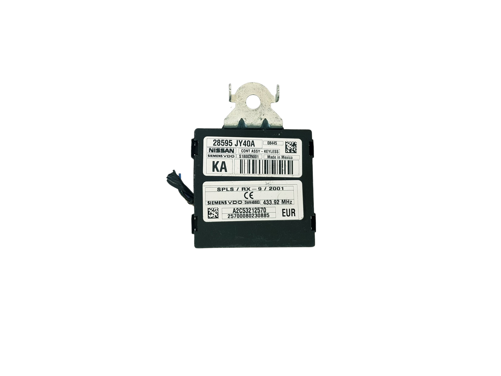 Controller Moduł 28595JY40A S180039001 Nissan Siemens main product photo
