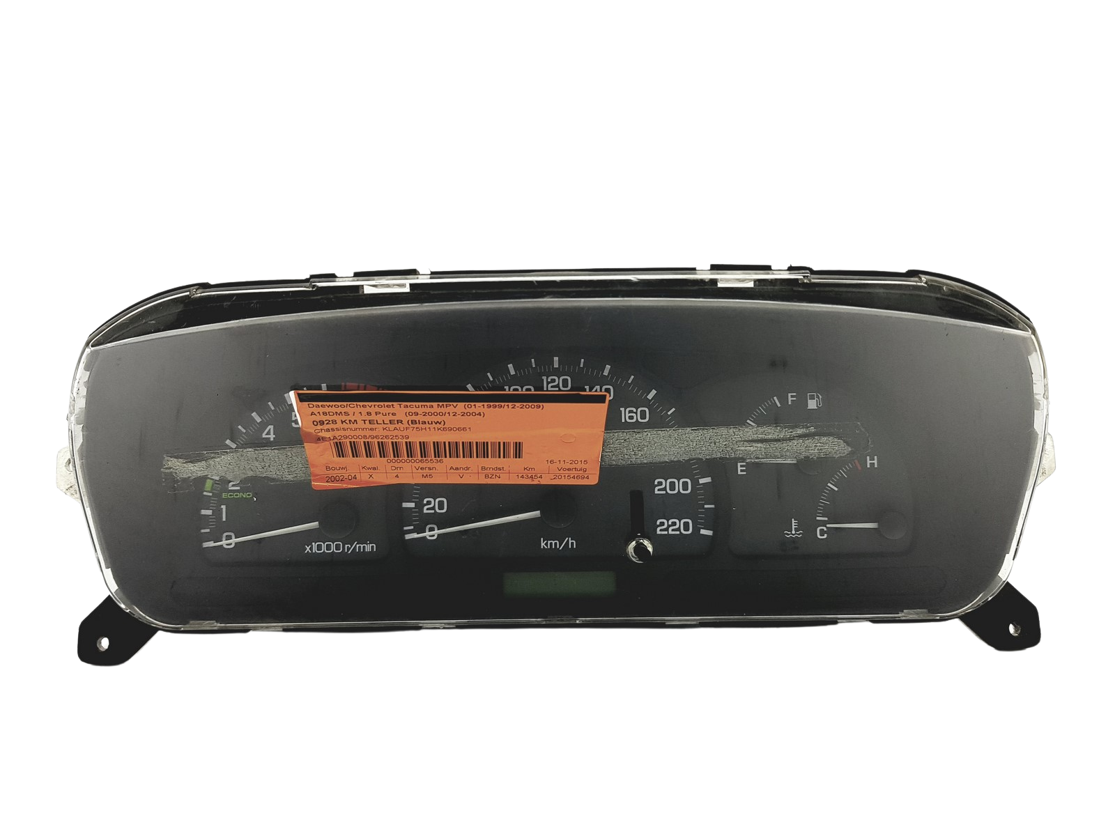 Speedometer/Instrument Cluster Daewoo Tacuma 96262539 52453 main product photo