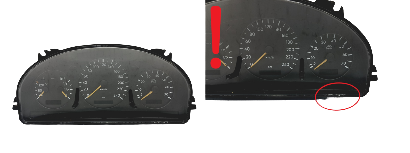 Speedometer/Instrument Cluster Mercedes ML W163 A1635400247 Delphi main product photo