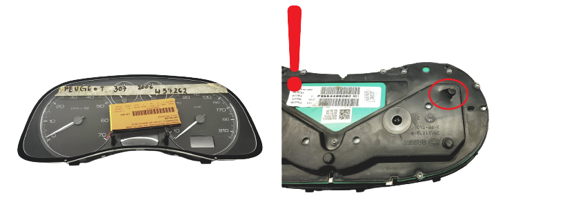 Speedometer/Instrument Cluster Peugeot 307 9654485080 53272 main product photo