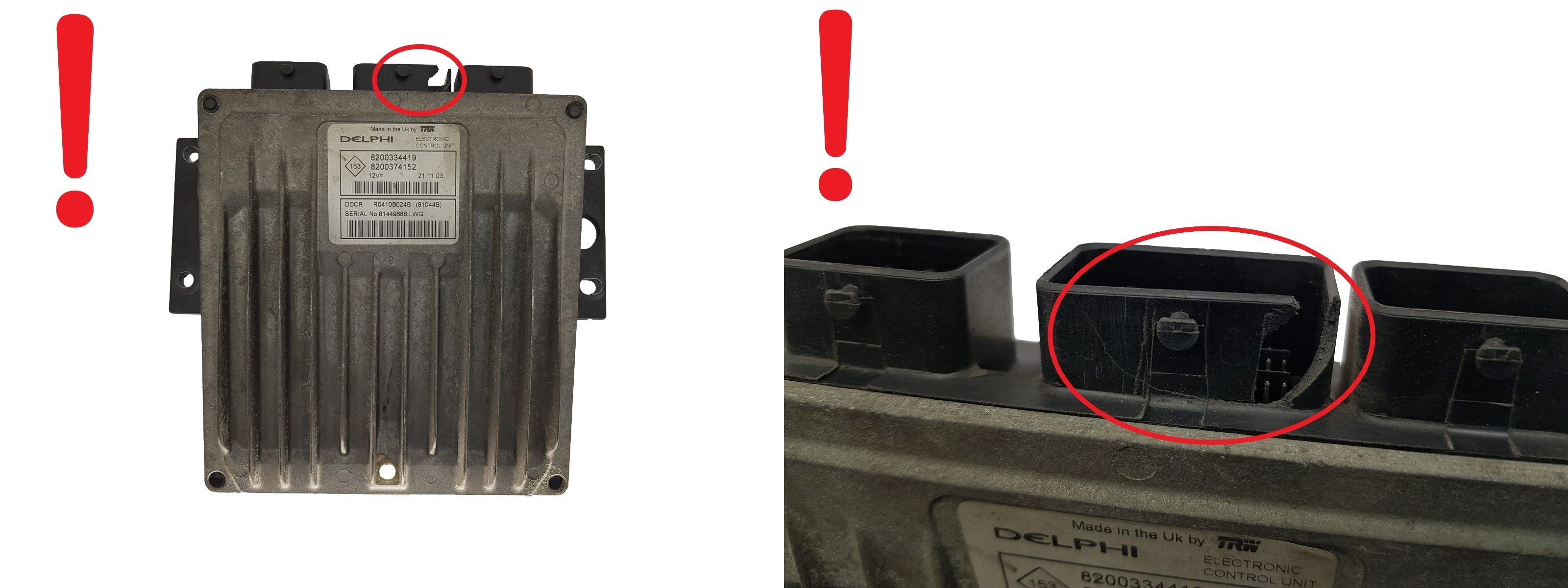 Controller 8200334419 8200374152 R0410B024B Renault Delphi 3716 main product photo