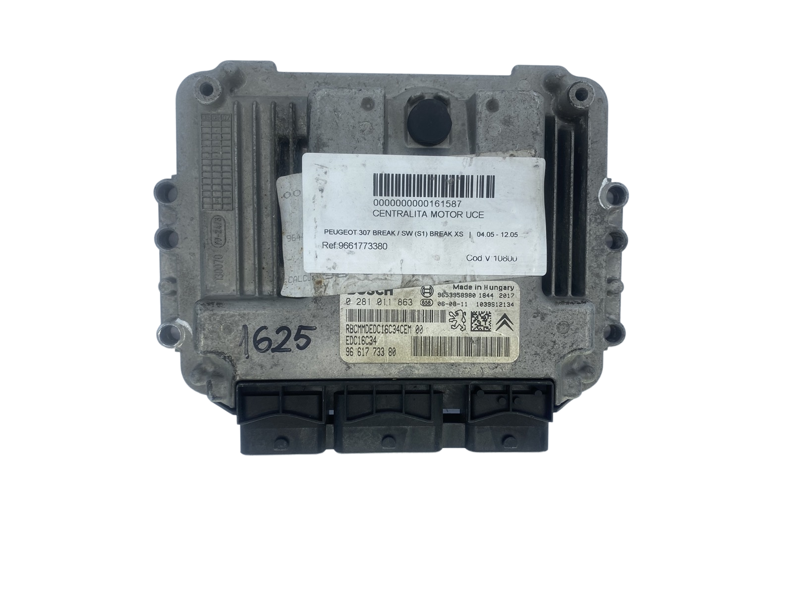 Controller 0281011863 9661773380 9653958980 PSA Bosch 51601 main product photo
