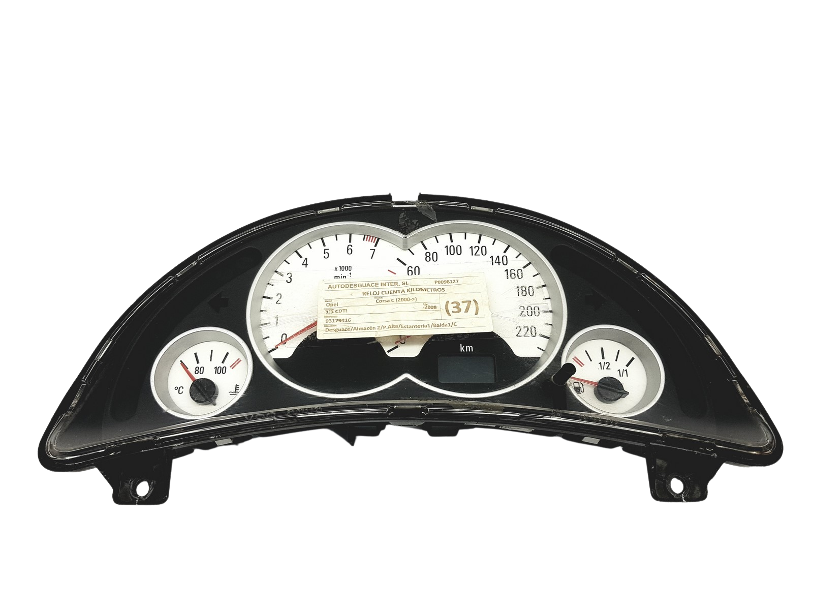 Speedometer/Instrument Cluster Opel Corsa C 13173357WL 110080005028 57768 main product photo