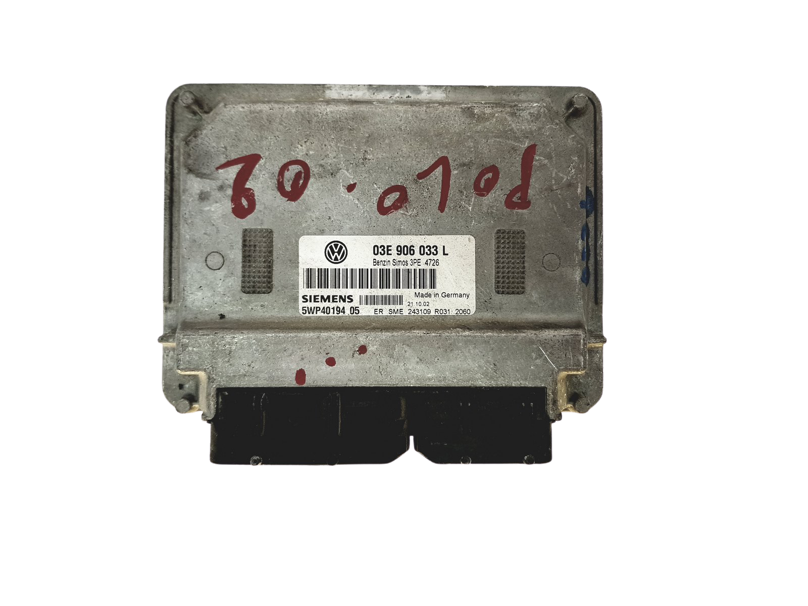 Controller 03E906033L 5WP40194 05 VW Siemens 27173 main product photo