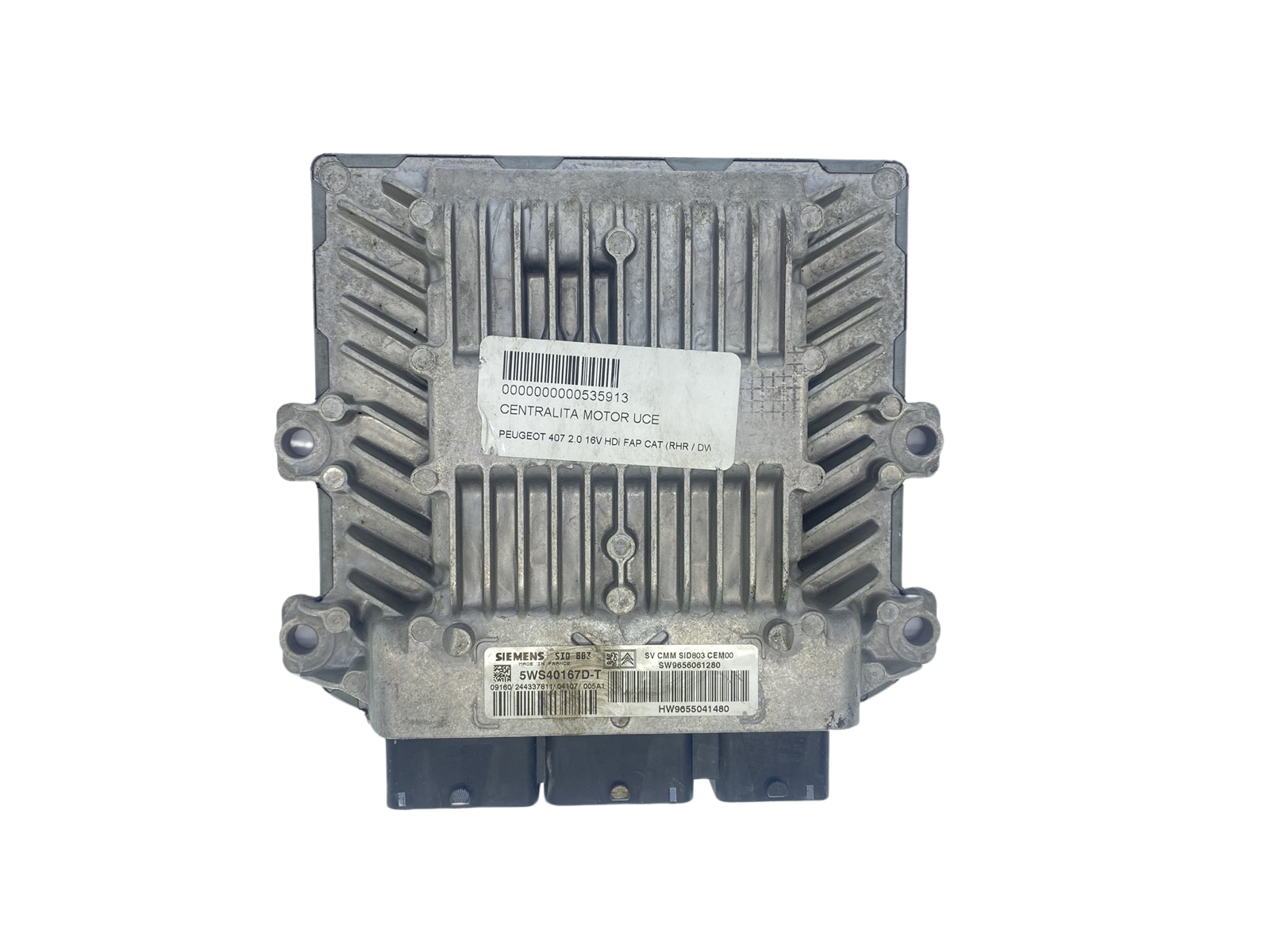 Controller 5WS40167D-T SID803 9656061280 9655041480 PSA Siemens 62611 main product photo
