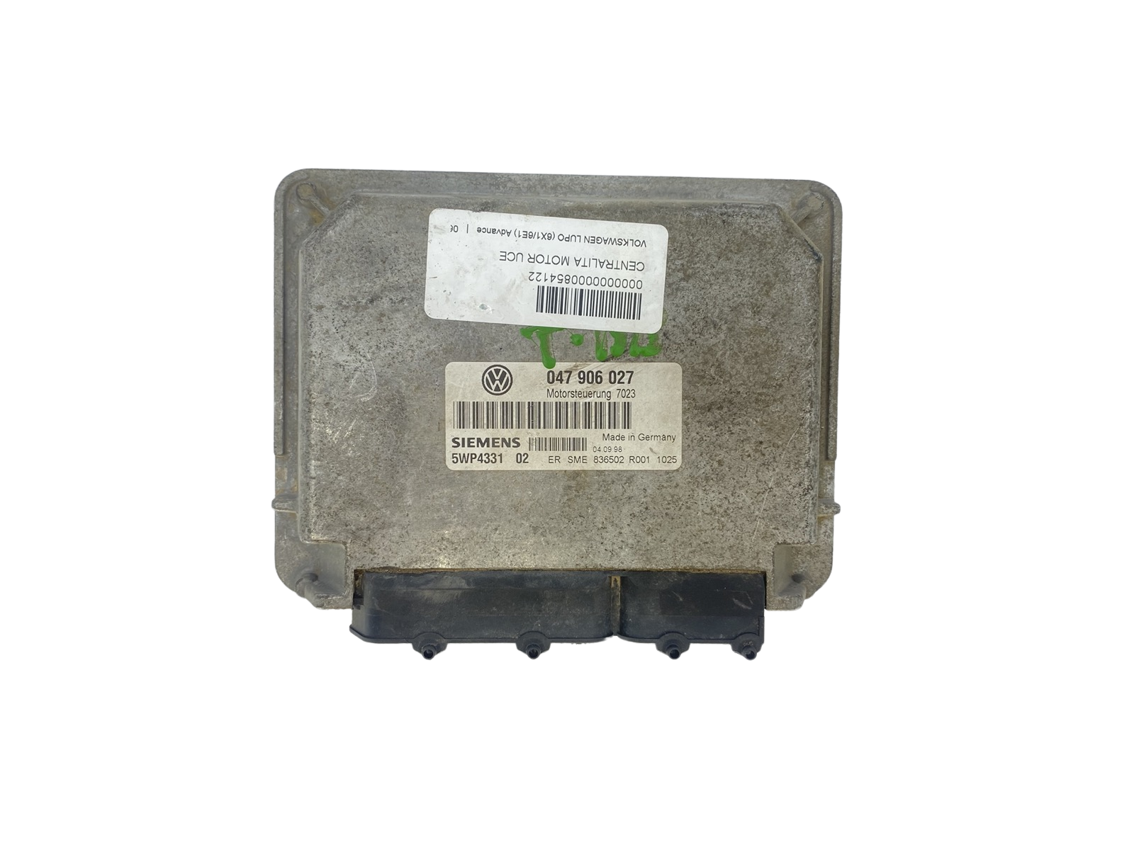 Controller 047906027 5WP4331 02 VW Seat Siemens 60531 main product photo