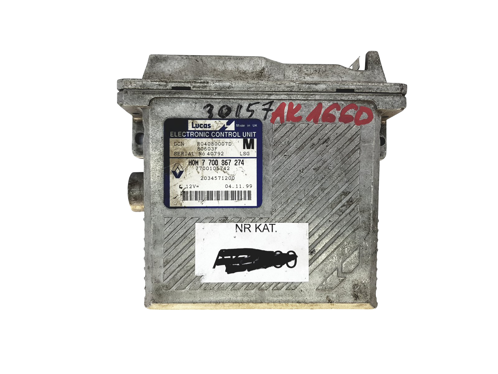 Controller 7700867274 R04080007D 7700105742 Renault Lucas 22673 main product photo