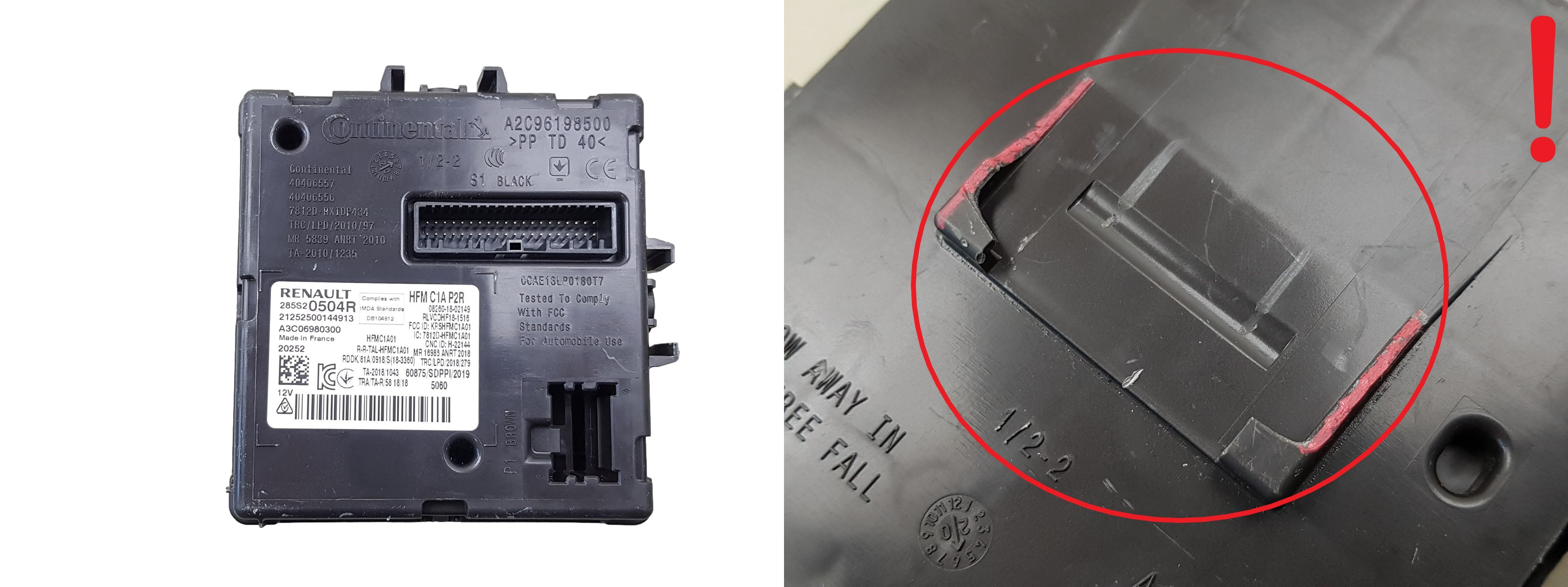Controller Renault 285S20504R A3C06980300 main product photo