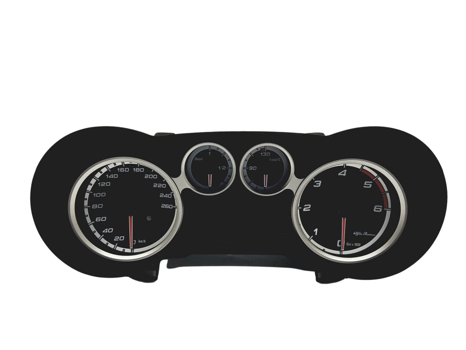 Speedometer/Instrument Cluster Alfa Romeo Mito 50525484 A2C80854200 VDO main product photo