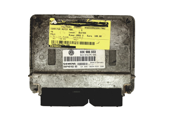 Controller 03E906033 5WP40163 04 VW Siemens 18924 main product photo
