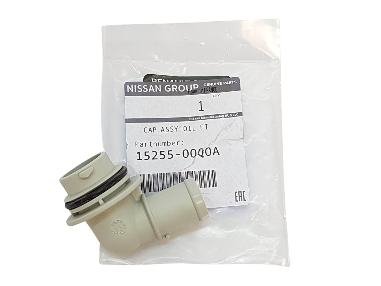 Oil Return Tube New Original Renault Trafic 2 Vivaro 1525500Q0A main product photo