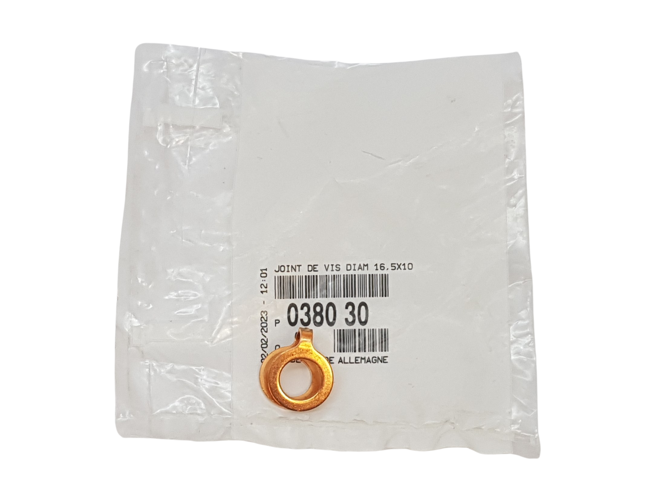 Gasket, Seal Original Citroen Peugeot 038030 0380.30 main product photo
