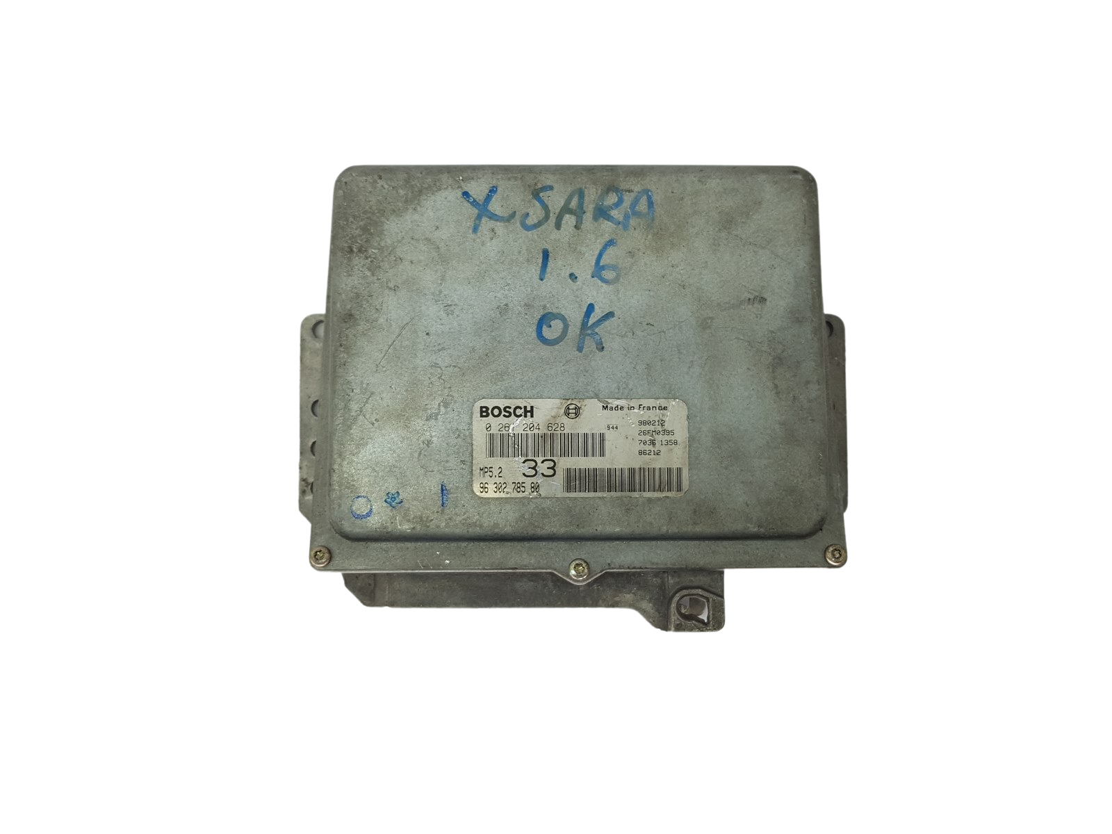 Controller 0261204628 9630278580 26FM0395 PSA Bosch 17697 main product photo
