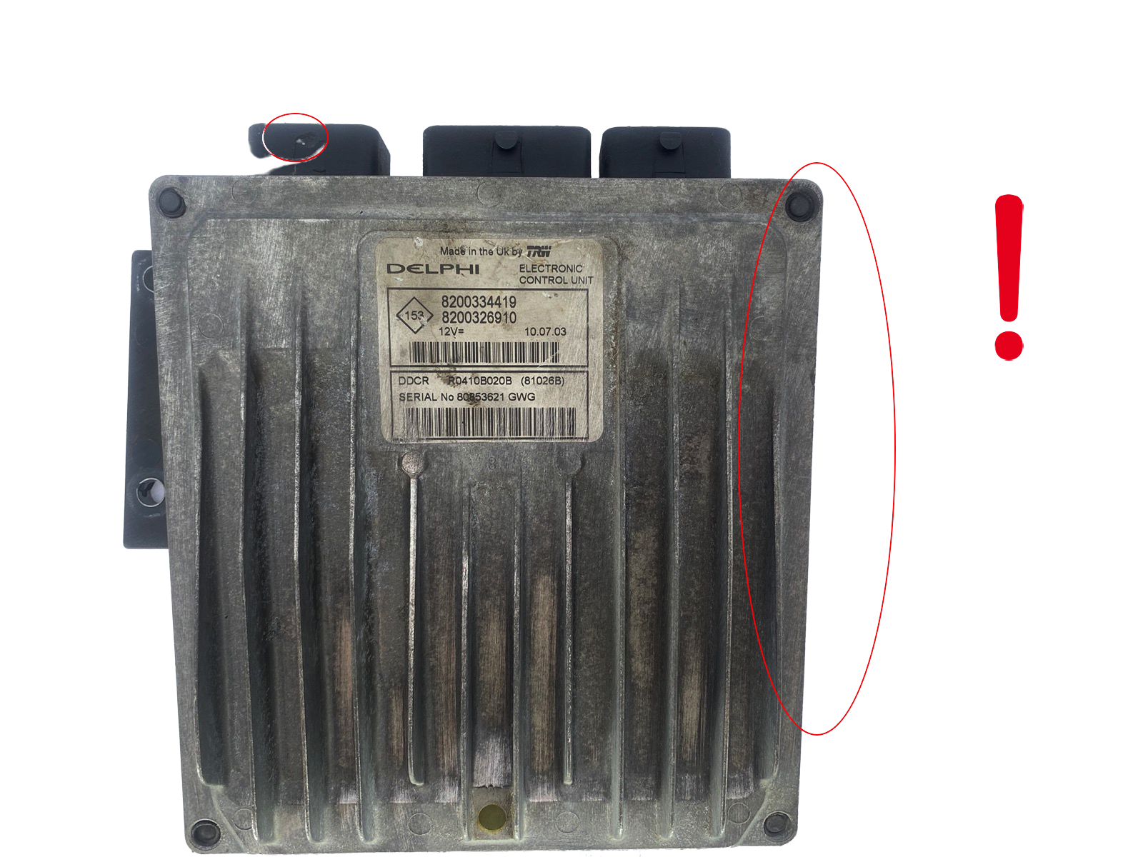 Controller 8200334419 8200326910 R0410B020B Renault Delphi 51571 main product photo