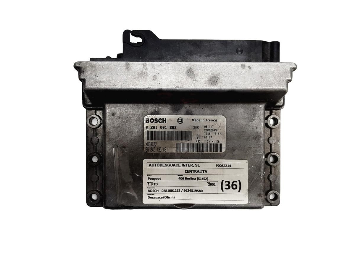 Controller 0281001262 9624519580 XUDBC02 28RTD845 PSA Bosch 10565 main product photo