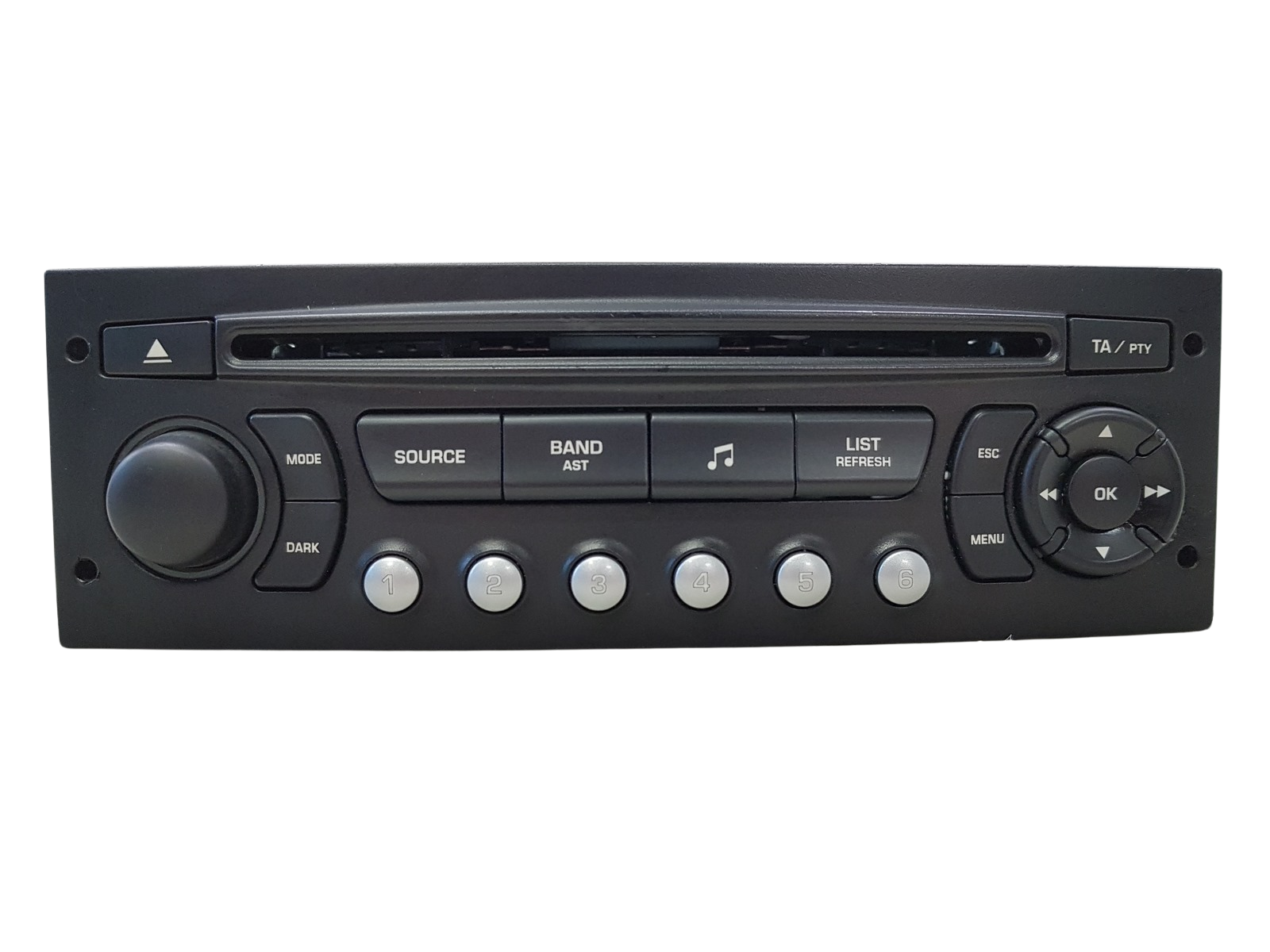 Radio CD Player Citroen Peugeot 9660646877 7645137393 Blaupunkt main product photo