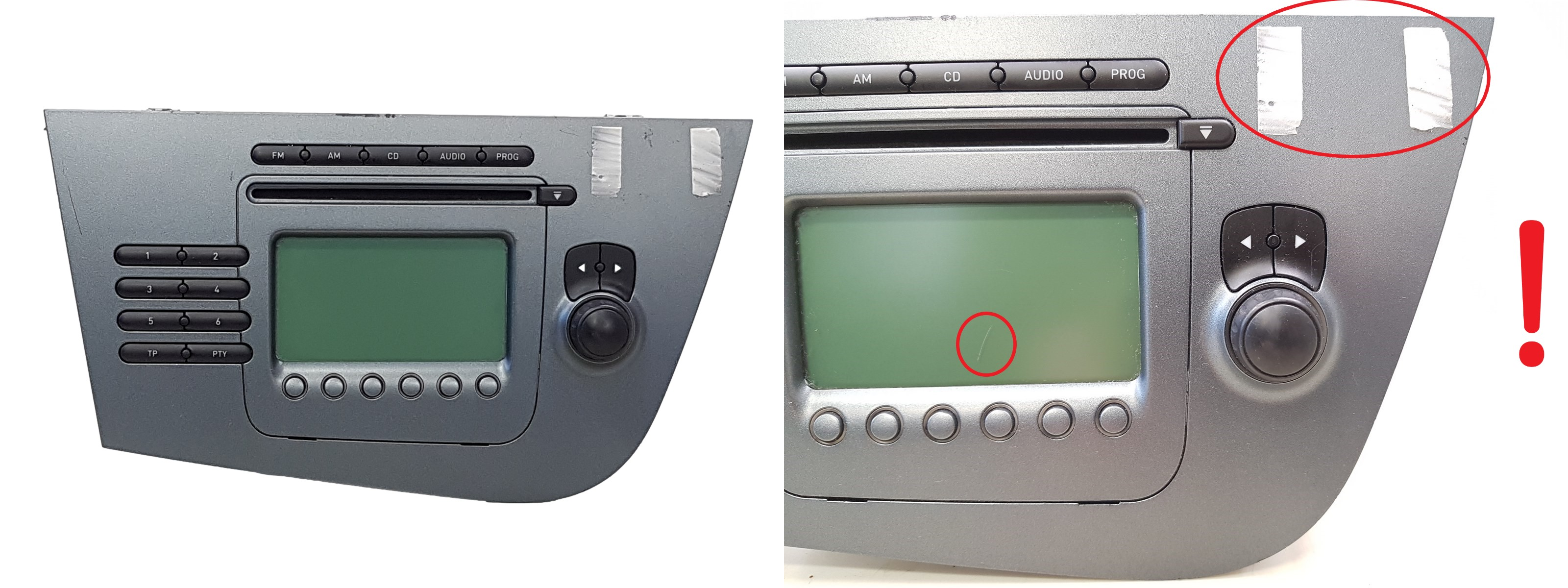 Radio CD Player Seat Leon 1P1035152 N87 7645671366 Blaupunkt LHD main product photo