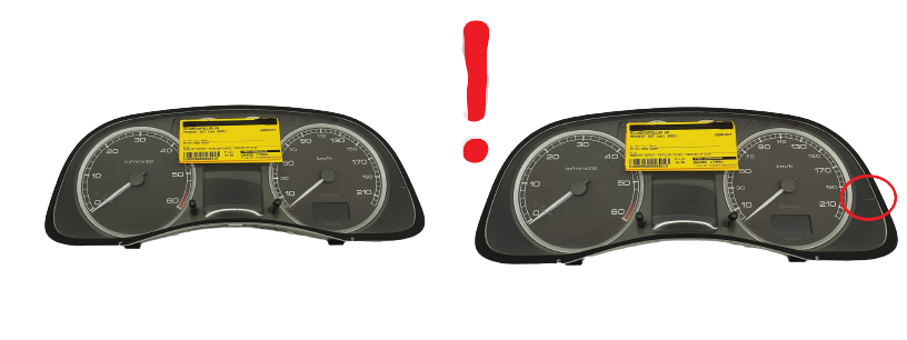 Speedometer/Instrument Cluster Peugeot 307 9651299680 C 00 61000 main product photo
