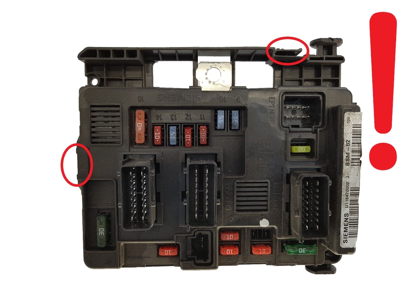 Controller BSM-B2 9650618580 U118470002J PSA Siemens 1248 main product photo