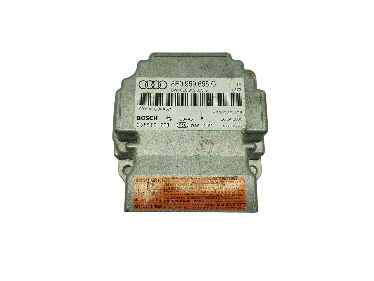 Controller 8E0959655G 0285001668 Audi Bosch 69062 main product photo