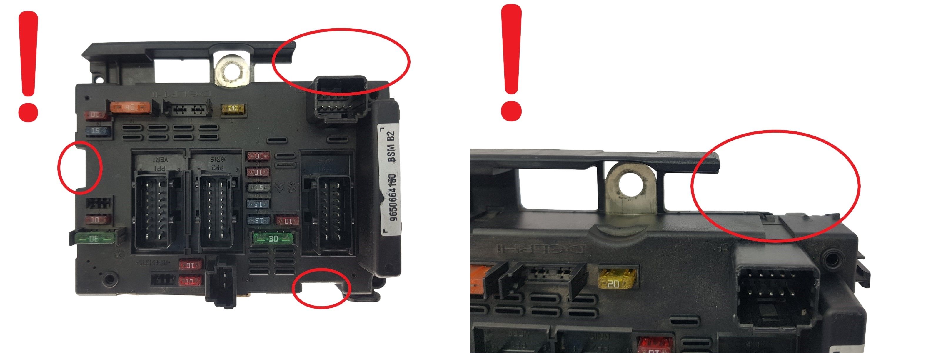 Controller BSM B2 9650664180 PSA Delphi 2055 main product photo