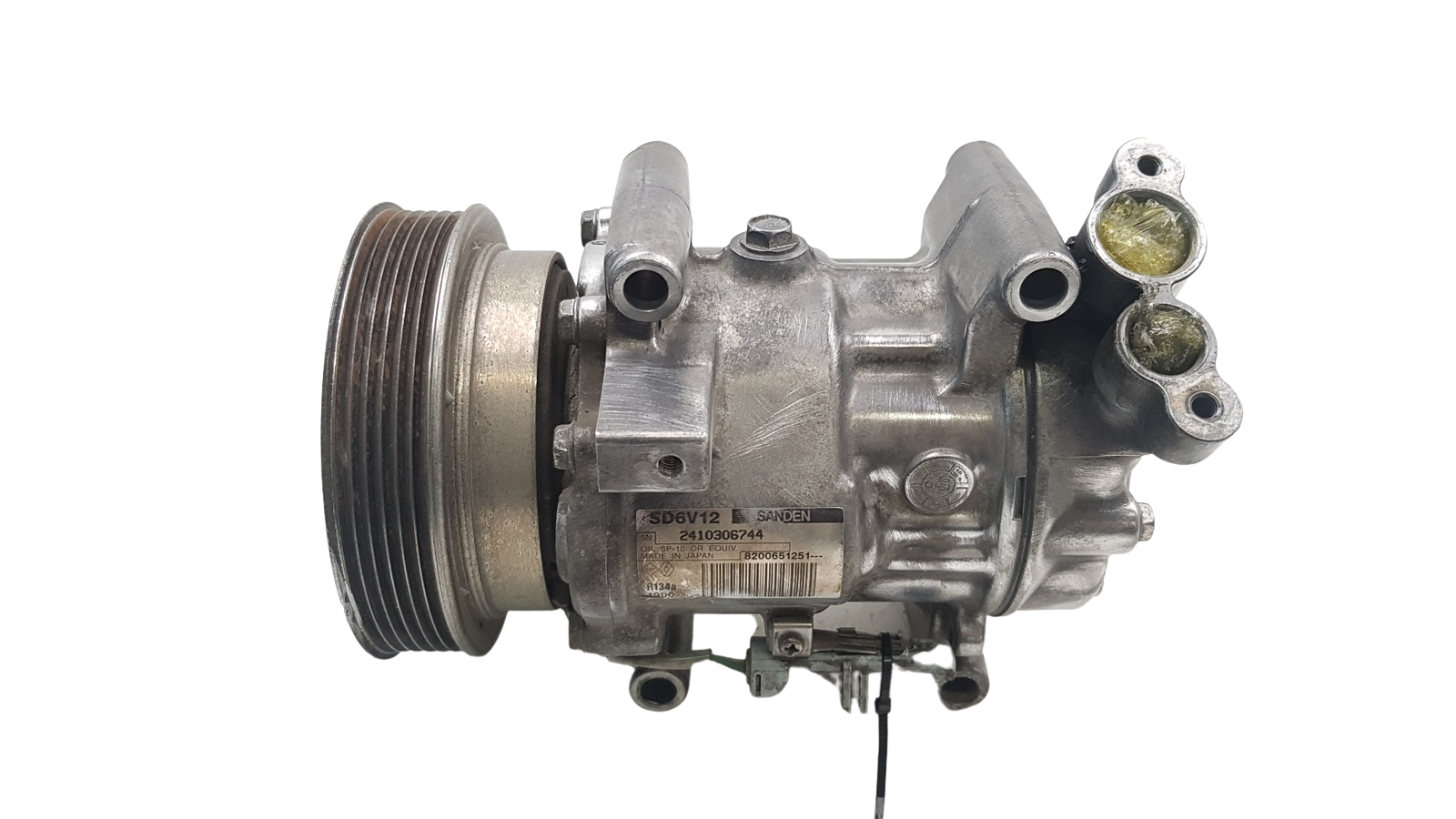 Air Con Compressor/Pump Renault Nissan 8200651251 SD6V12 1900 Sanden S10 main product photo