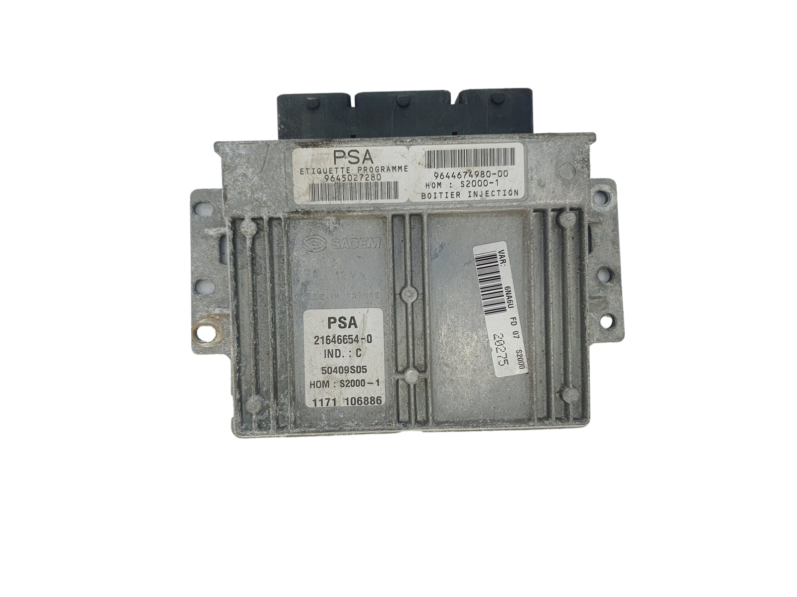 Controller 9645027280 9644674980 21646654-0 PSA Sagem 40592 main product photo
