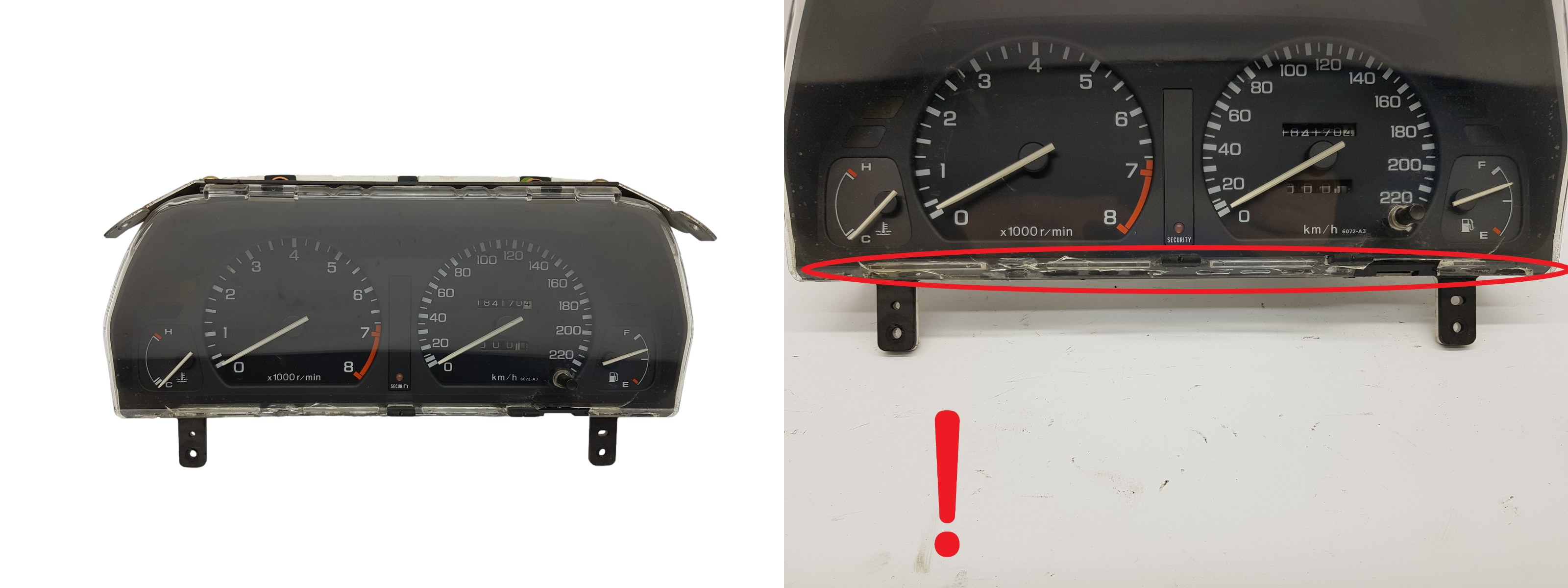 Speedometer/Instrument Cluster Honda Concerto HR0179015 main product photo