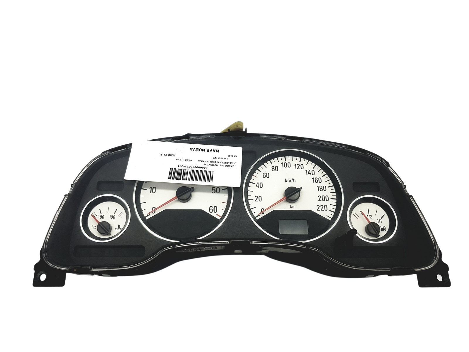 Speedometer/Instrument Cluster Opel Astra G 24451511ZS 110080157002 55482 main product photo