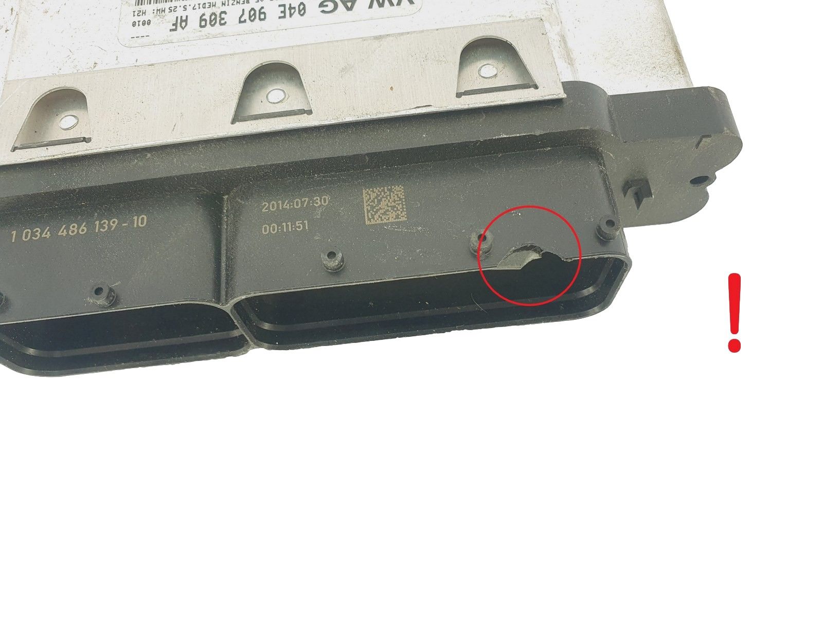 Controller 04E907309AF 0261S09531 VW Skoda Bosch 47407 main product photo
