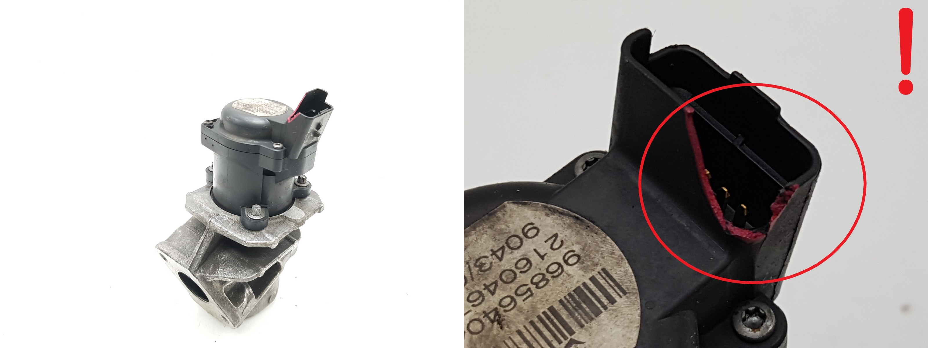 Egr Valve 1618NR 9685640480 21604679-9 1.6 hdi Valeo PSA Volvo S26 main product photo