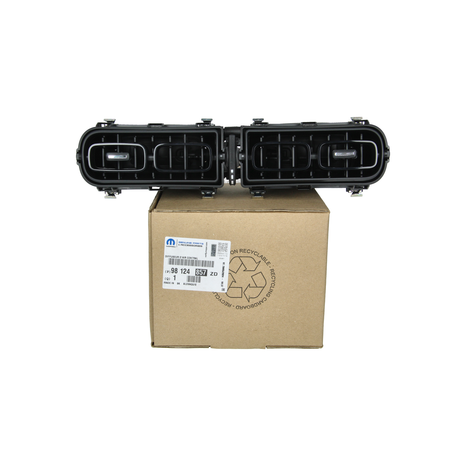 Dash Air Vent Original 98124857ZD Citroen main product photo