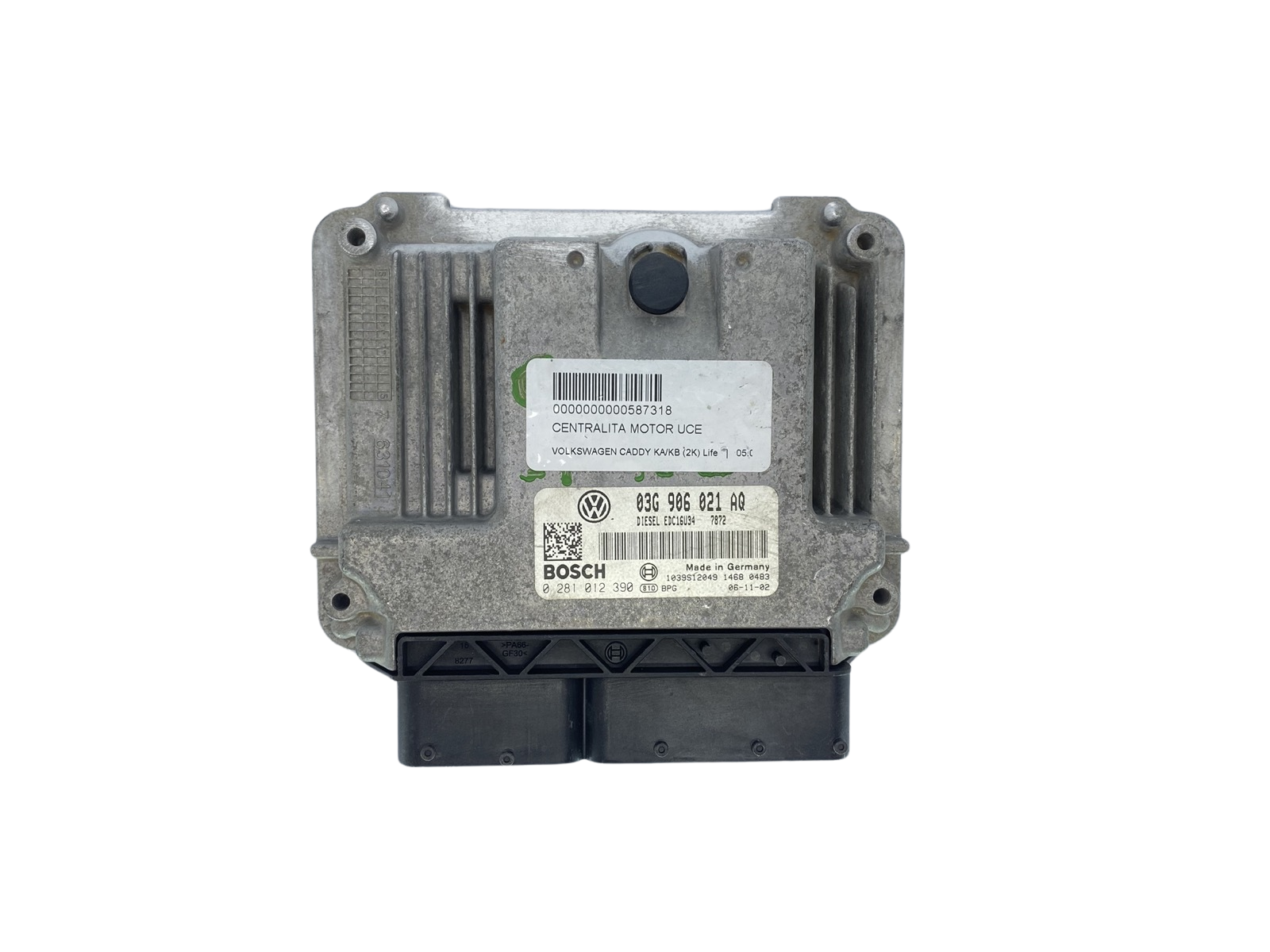 Controller 03G906021AQ 0281012390 VW Bosch 62478 main product photo