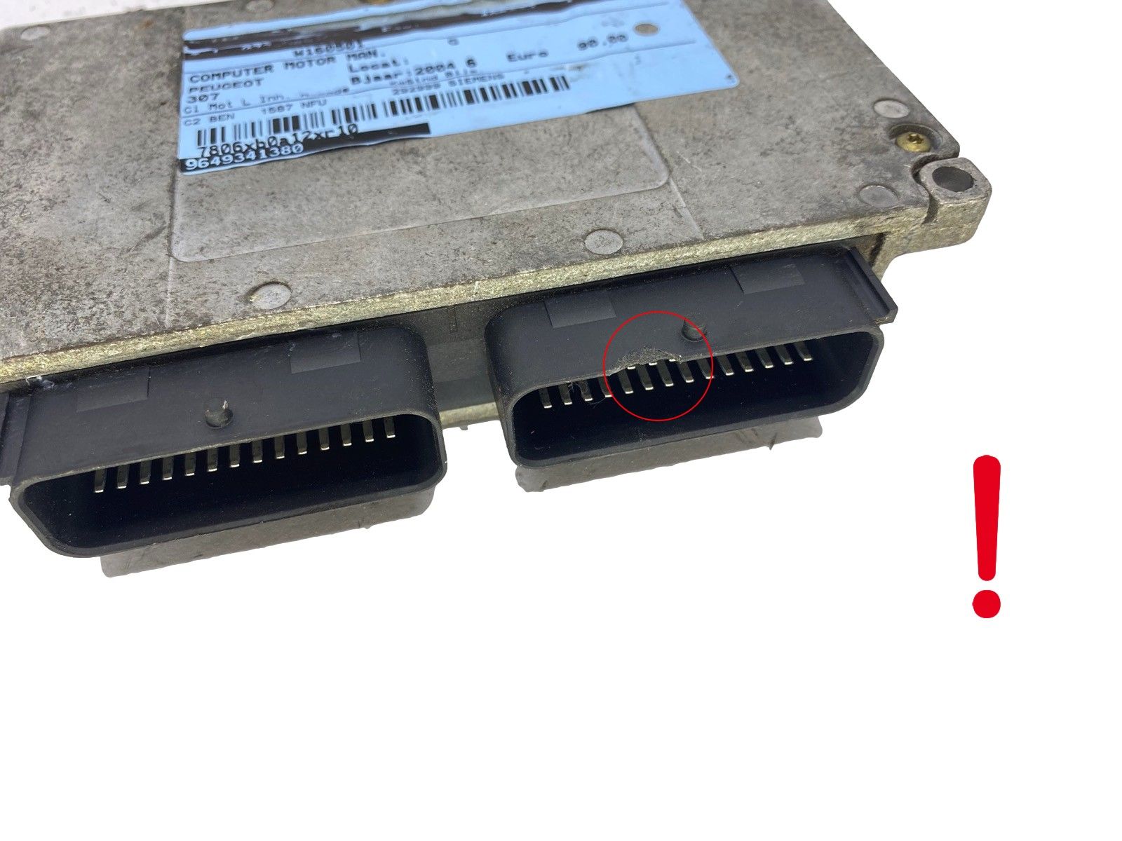 Controller S118047505F 9649341380 8200031512 PSA Siemens 57469 main product photo