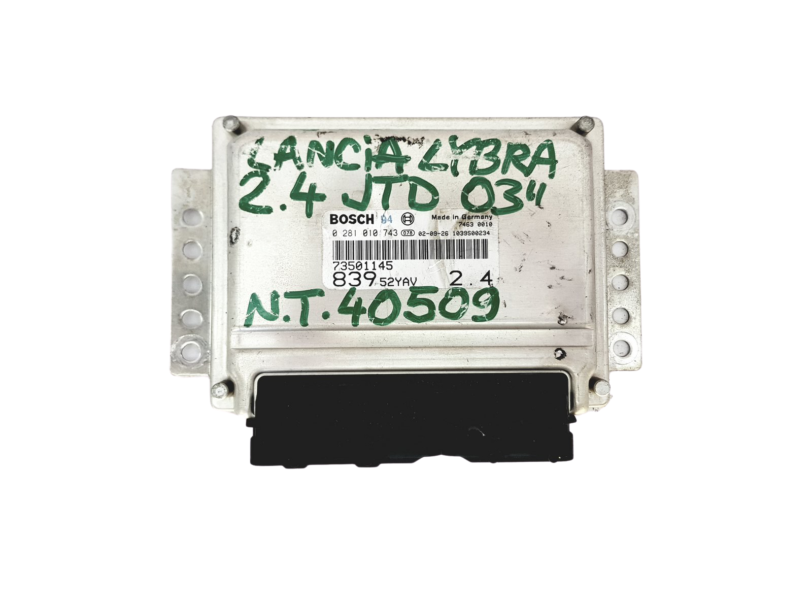Controller 73501145 0281010743 Lancia Bosch main product photo
