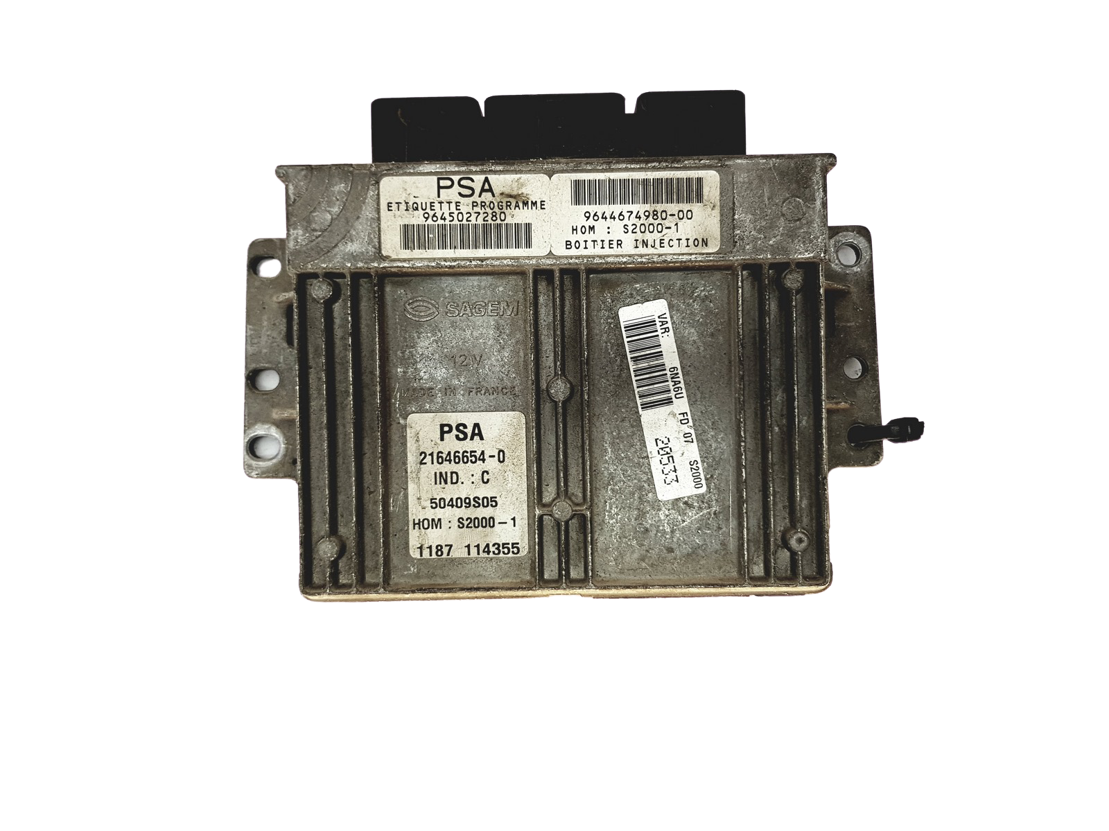 Controller 9645027280 9644674980 21646654-0 PSA Sagem 24710 main product photo