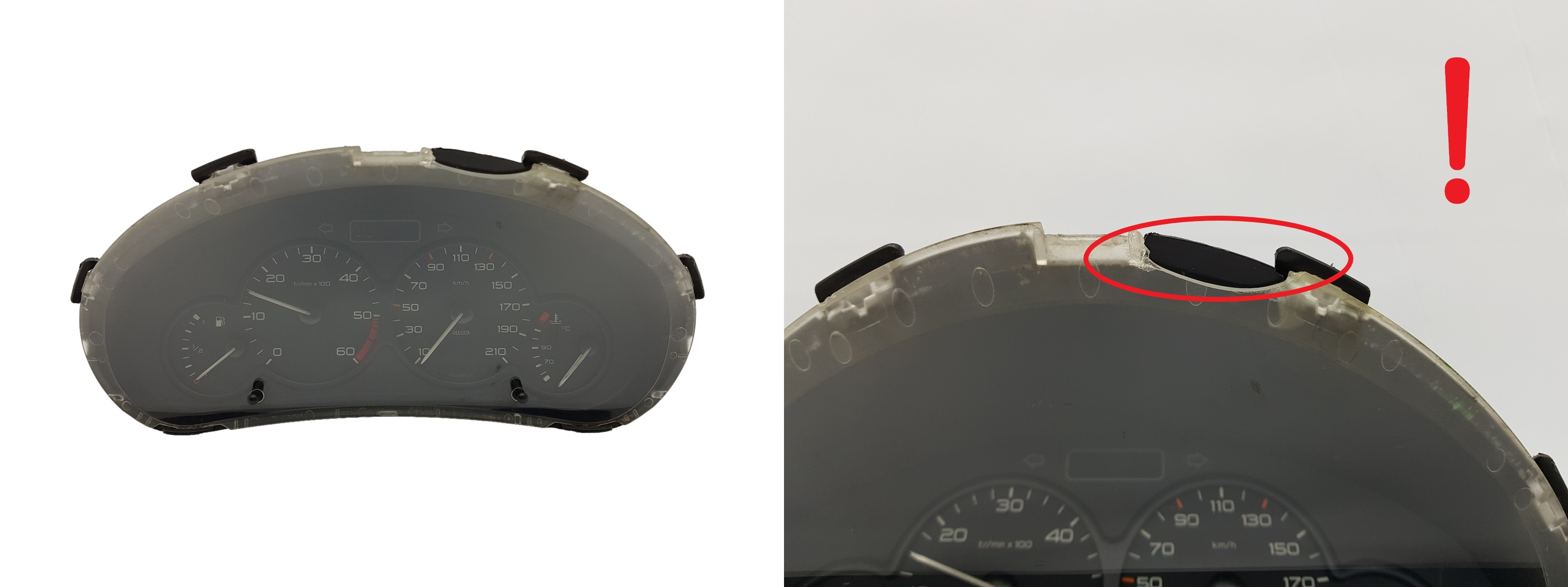 Speedometer/Instrument Cluster 206 Berlingo 1 9651740080 PSA 3117 main product photo